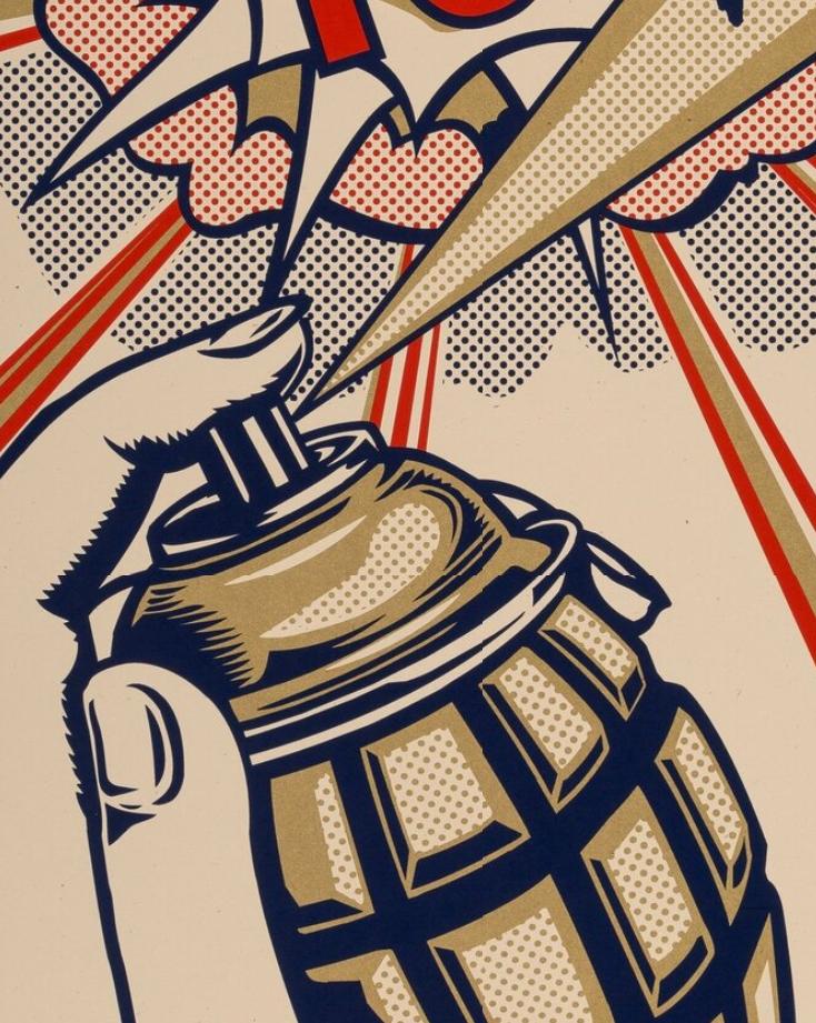 Propaganda Printing Services - Pow(er) - Obey - Shepard Fairey - Signed - Dahlströms Fine Art