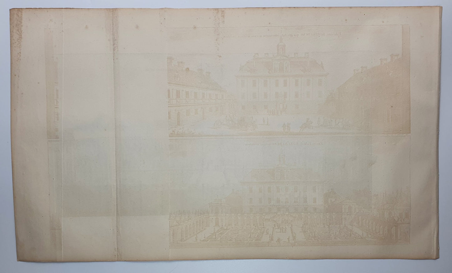 Antique Topographical Print - Rosersberg Castle - Sigtuna, Upplan - Dahlbergh - Dahlströms Fine Art