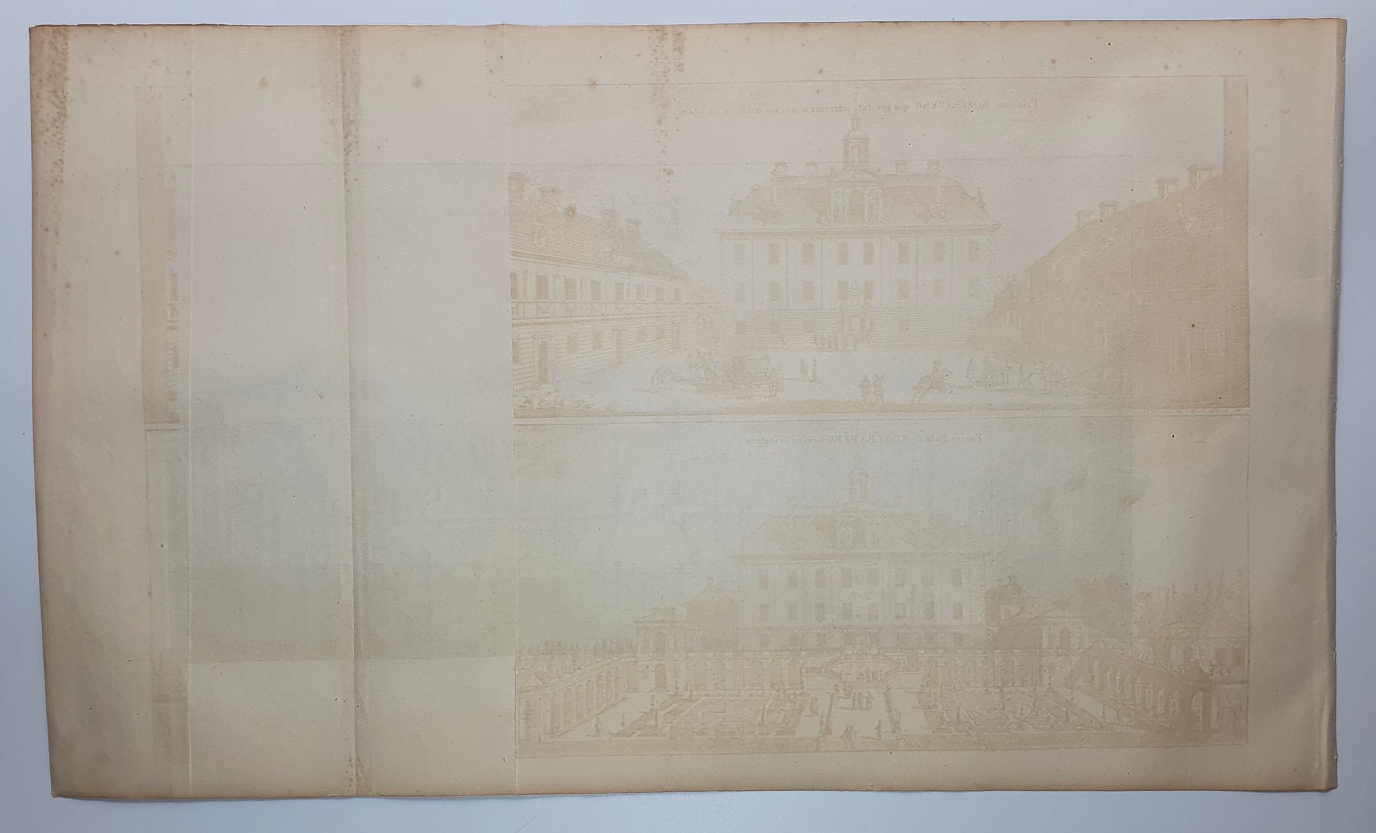 Antique Topographical Print - Rosersberg Castle - Sigtuna, Upplan - Dahlbergh - Dahlströms Fine Art