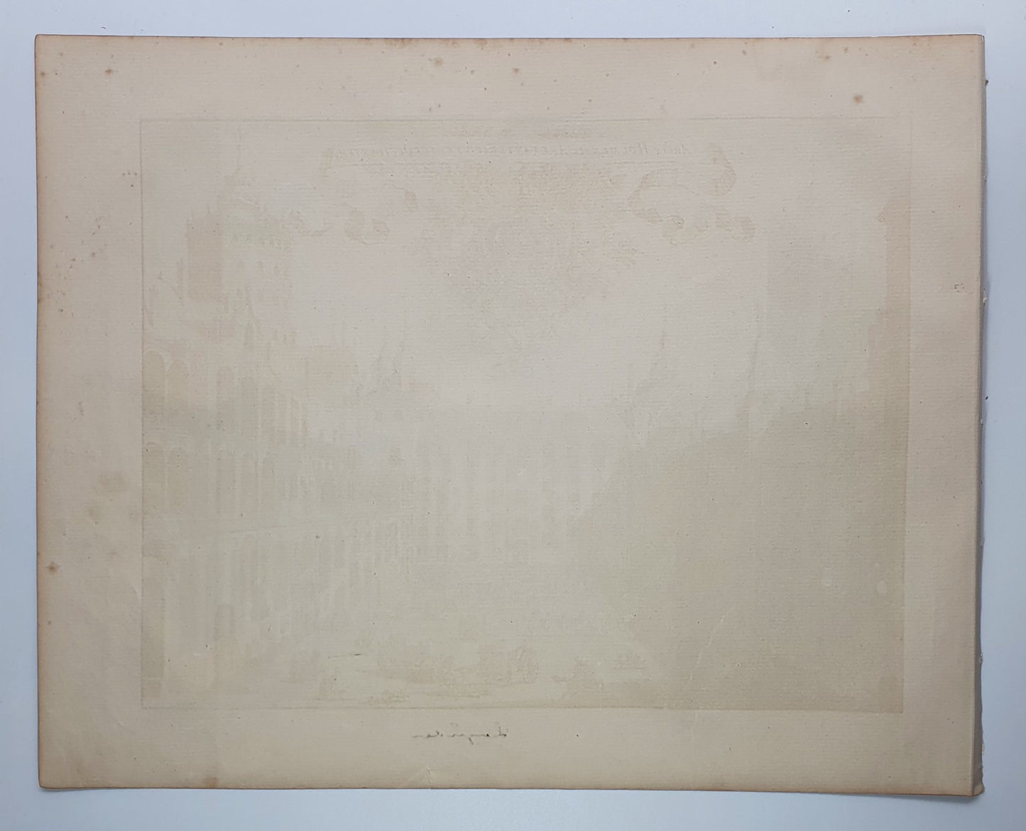 Antique Topographical Print - Tre Kronor Castle - Stockholm - Sweden - Dahlbergh - Dahlströms Fine Art