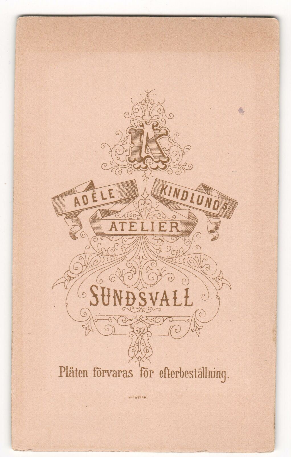 Antique Carte De Visite - Sweden - Adele kindlund - Family - Photograph Card - Dahlströms Fine Art