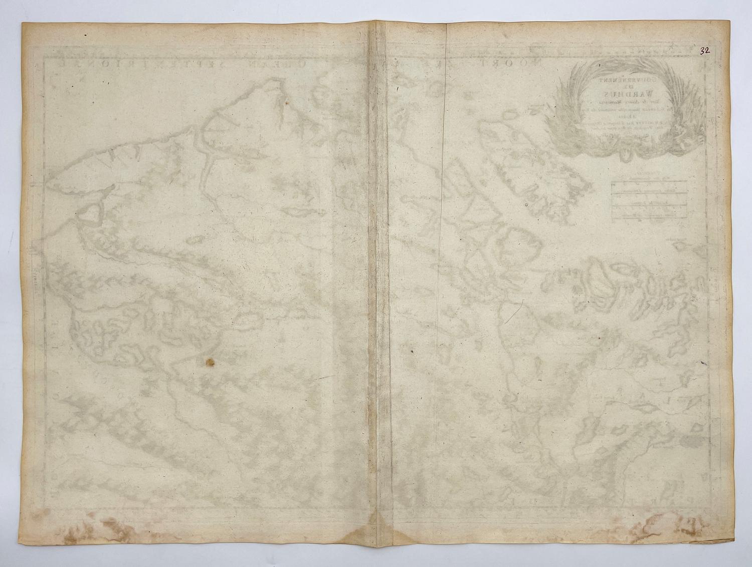 Antique map of Norway - Lapland - North Sea - Wardshus - Guillaume Sanson - Dahlströms Fine Art