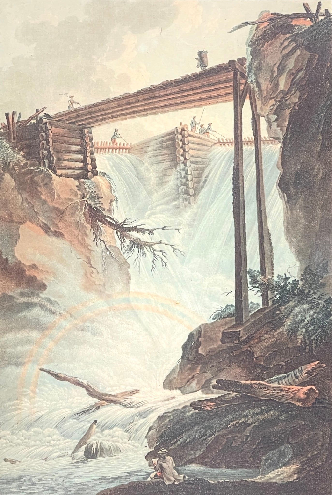 Waterfall of the Tritt in the valley of Mühlethal - Jean-François Janinet - Dahlströms Fine Art