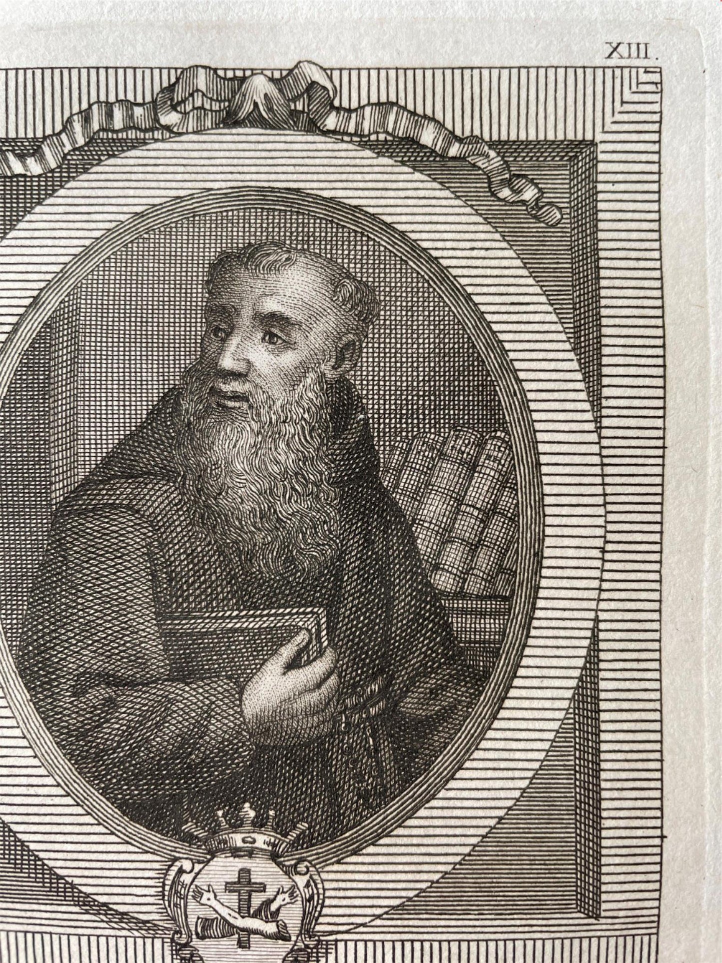 Antique Print - Church Dignitary - Luigi Cunego - Fr. Jacobus a Melficto - Dahlströms Fine Art