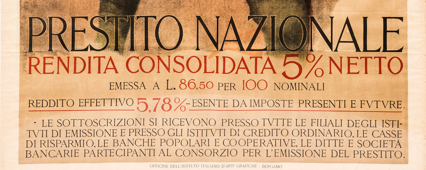 Poster Mario Borgoni - Officine Dell Istituto Italiano D´arti Grafiche - Bergamo - Dahlströms Fine Art