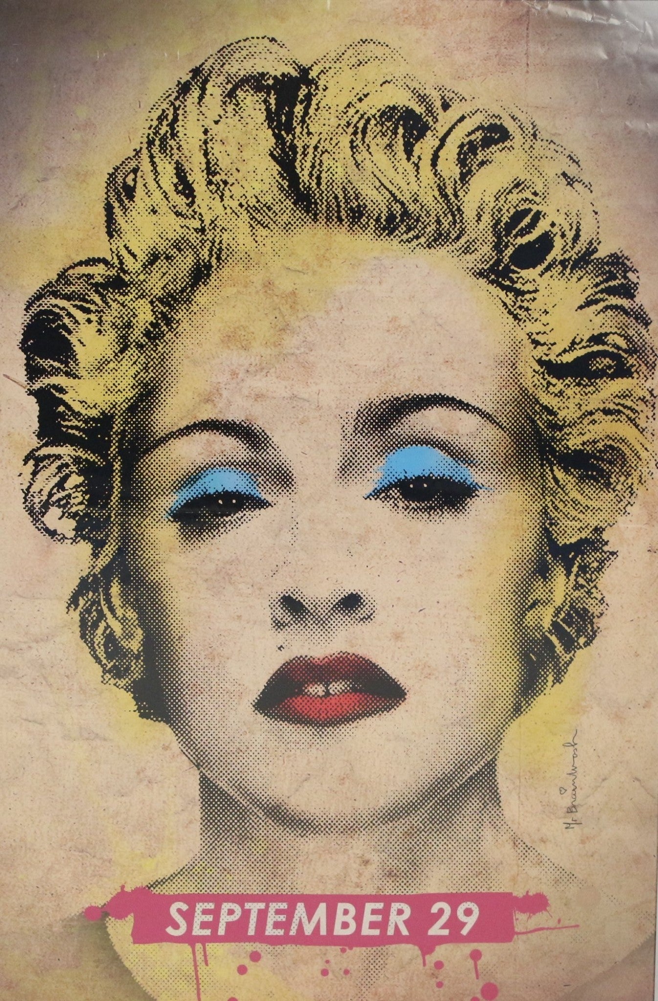 Modern Poster - Mr Brainwash (Thierry Guetta) - Madonna - 1990 - United States - Dahlströms Fine Art