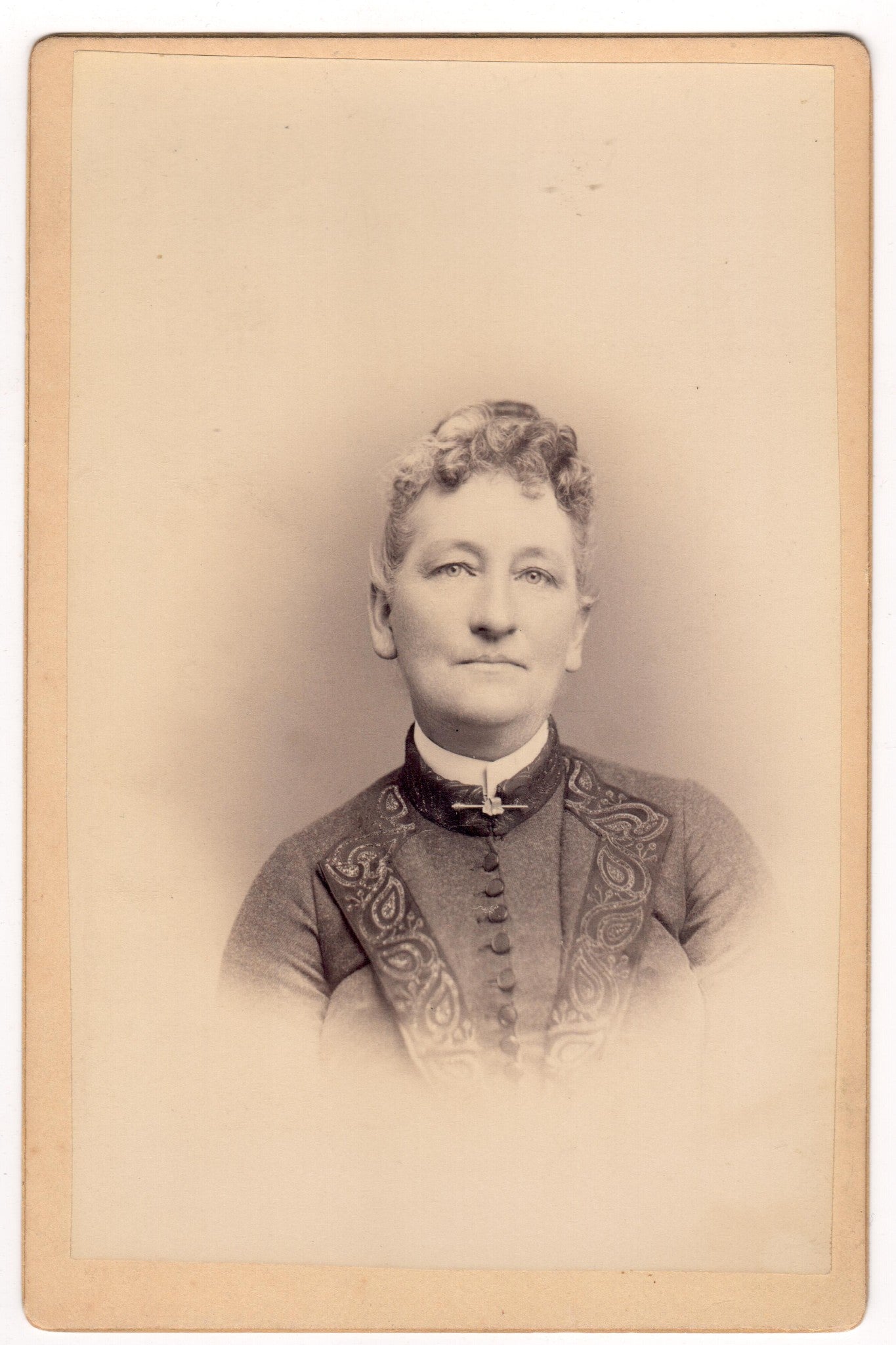 Original Antique Photo Cabinet Card Lady Portrait Carson City Nevada - Dahlströms Fine Art