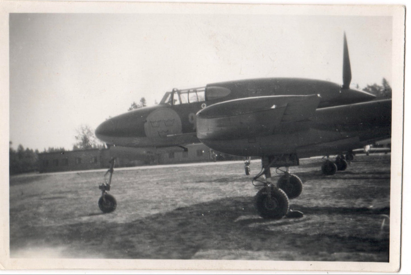Original Vintage Photography - Military Aircraft - Plane - Warcraft - Sweden