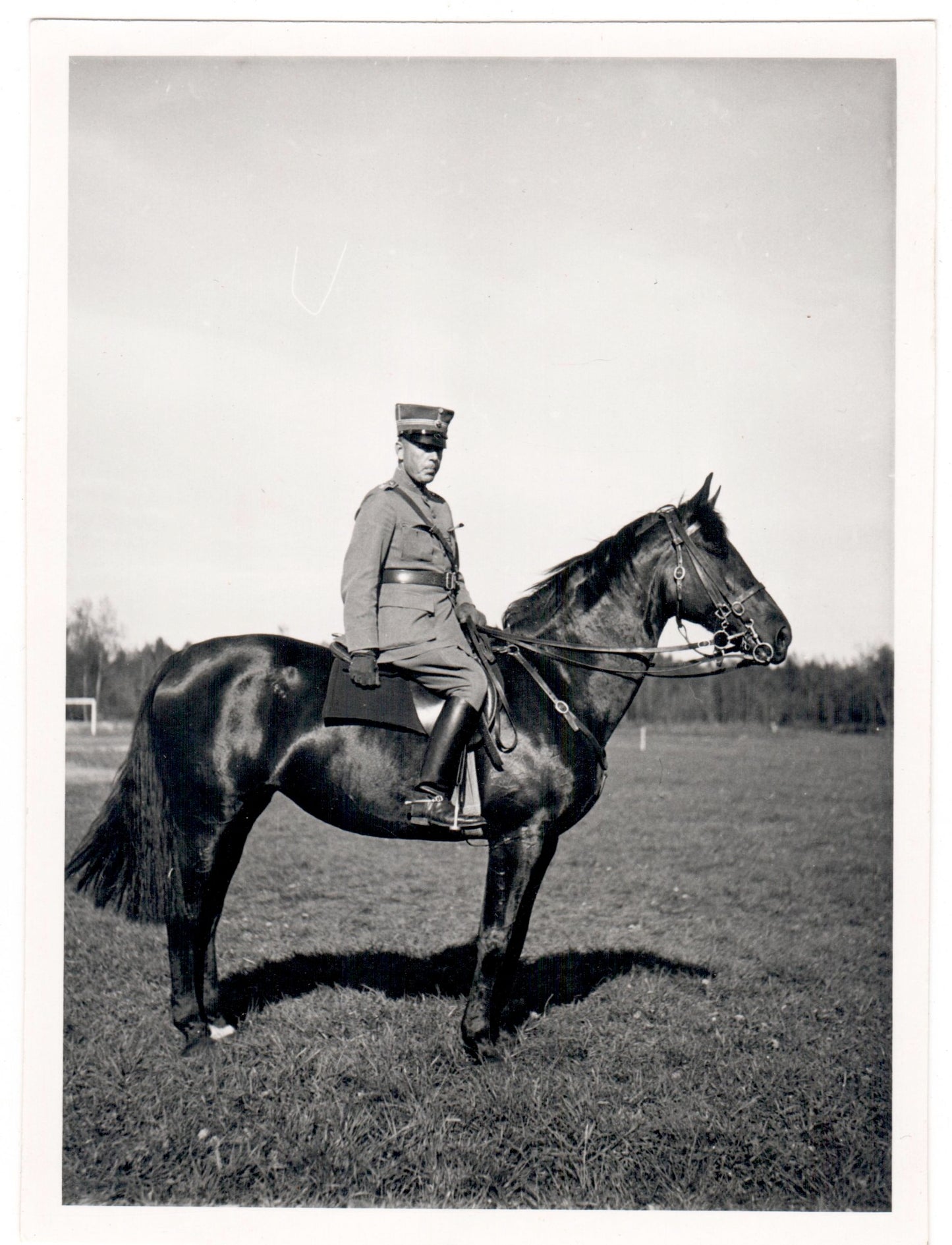 Vintage Photography - Horse Races - Officer - Solider - Man on Horse - Sweden