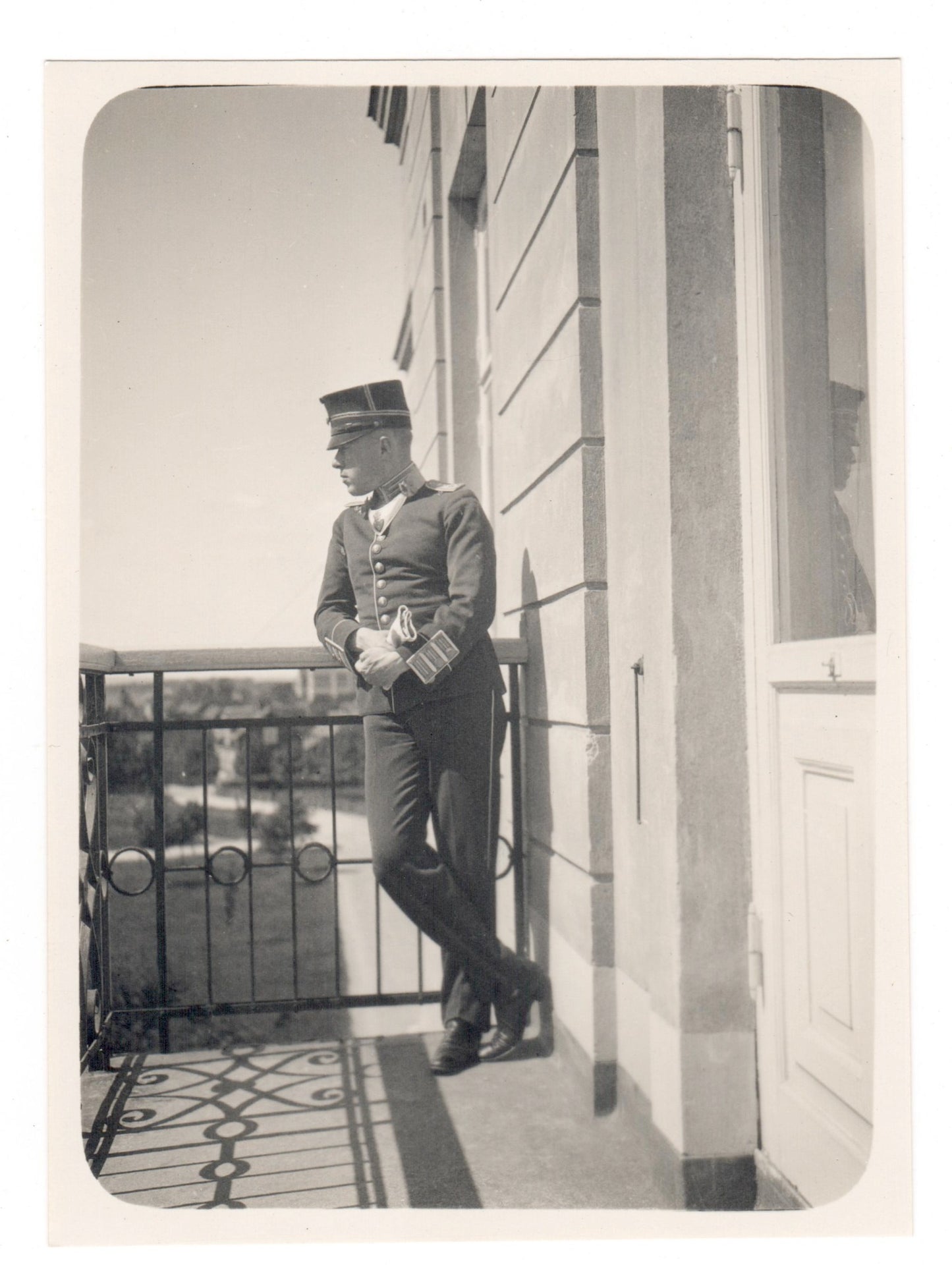 Vintage Photography - Portrait of a Solider - European Officer Fashion - Sweden