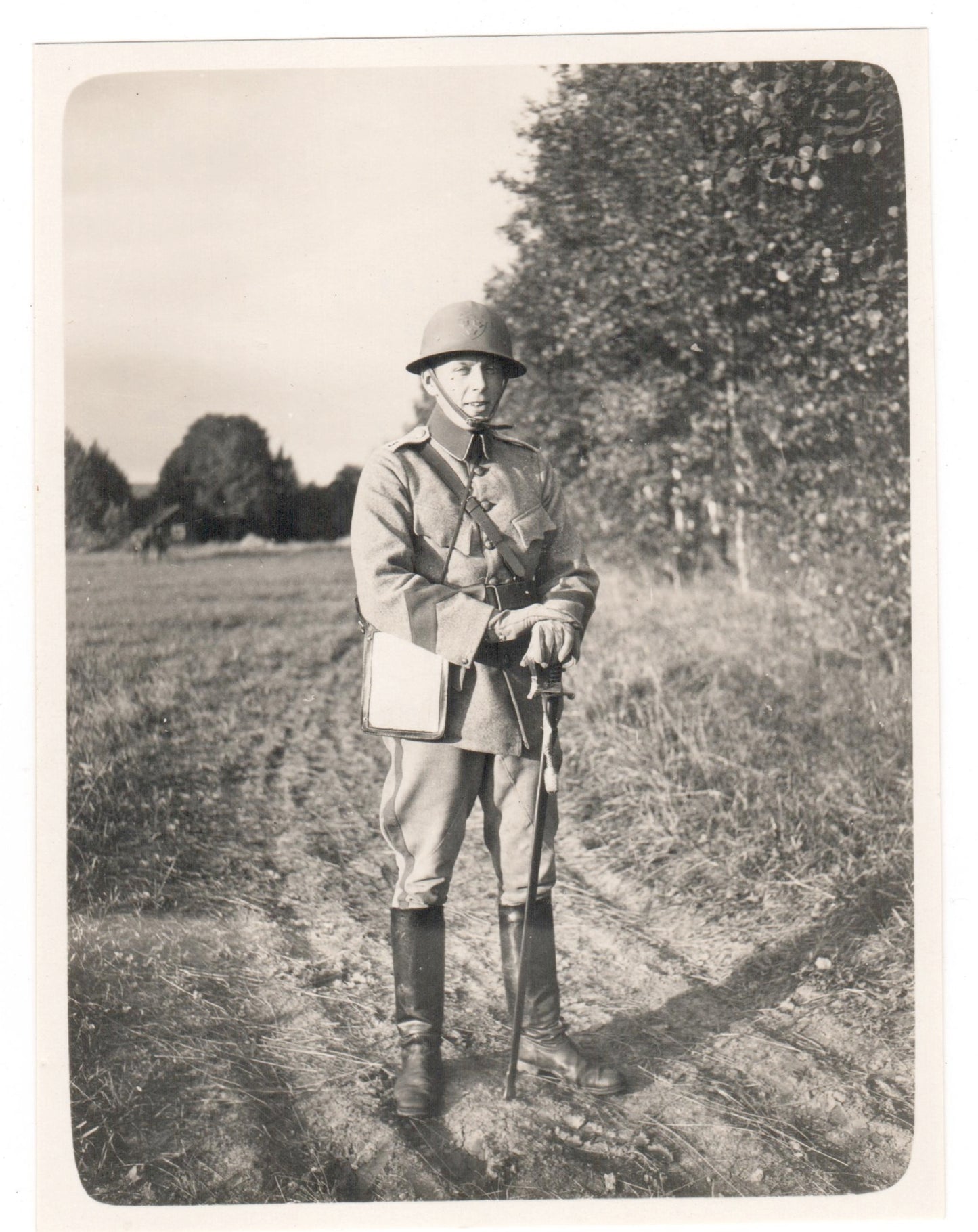 Vintage Photography - Portrait of a Solider - European Military Forces - Sweden