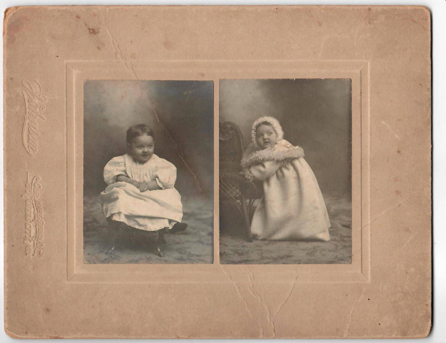 Antique Photo - Photography - Baby Photo Shoot - Little Girl - Cousin Louise S.H - Dahlströms Fine Art